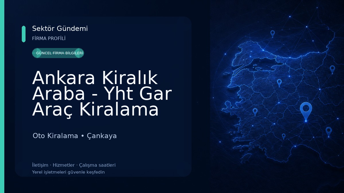 Ankara Kiralık Araba - Yht Gar Araç Kiralama Yasin 