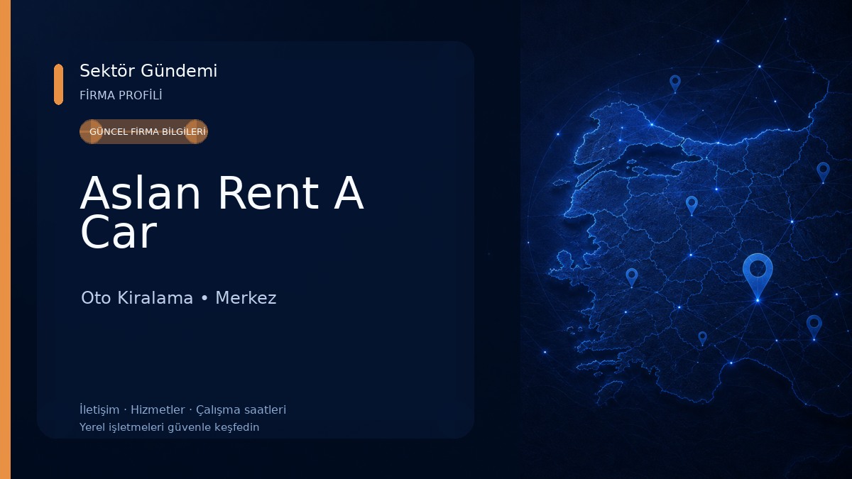 Aslan Rent A Car Oto Kiralama