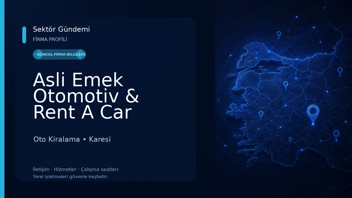 Asli Emek Otomotiv & Rent A Car Oto Kiralama