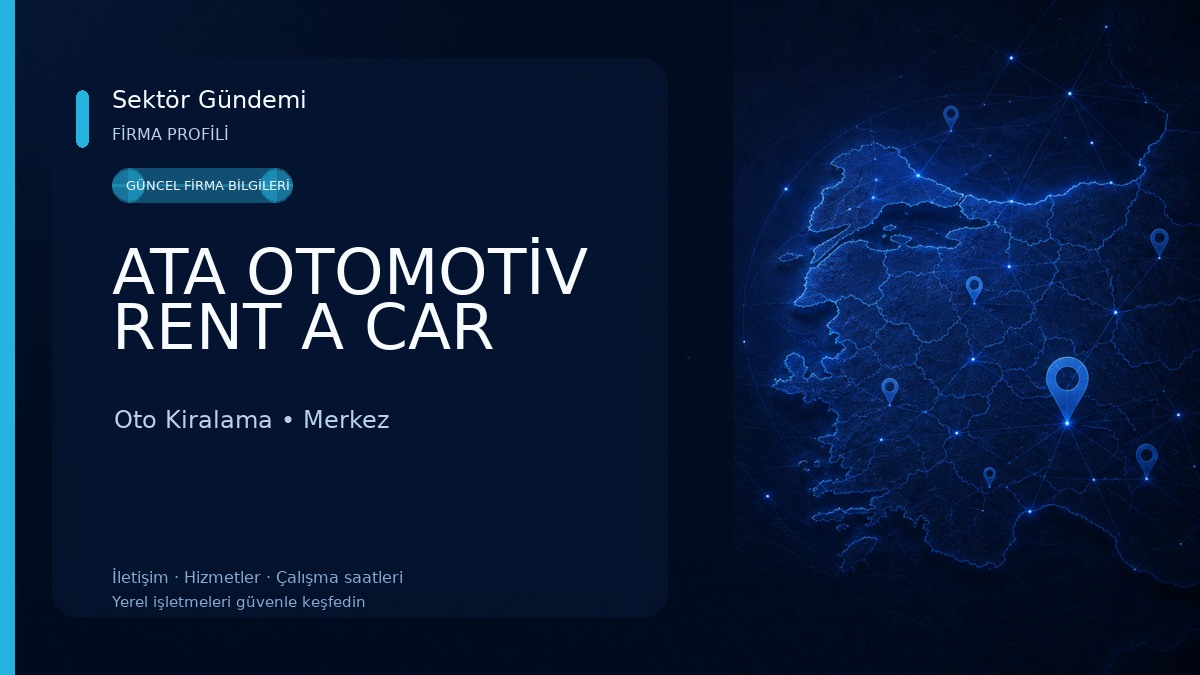 ATA OTOMOTİV RENT A CAR Oto Kiralama