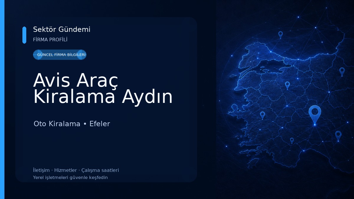 Avis Araç Kiralama Aydın Oto Kiralama