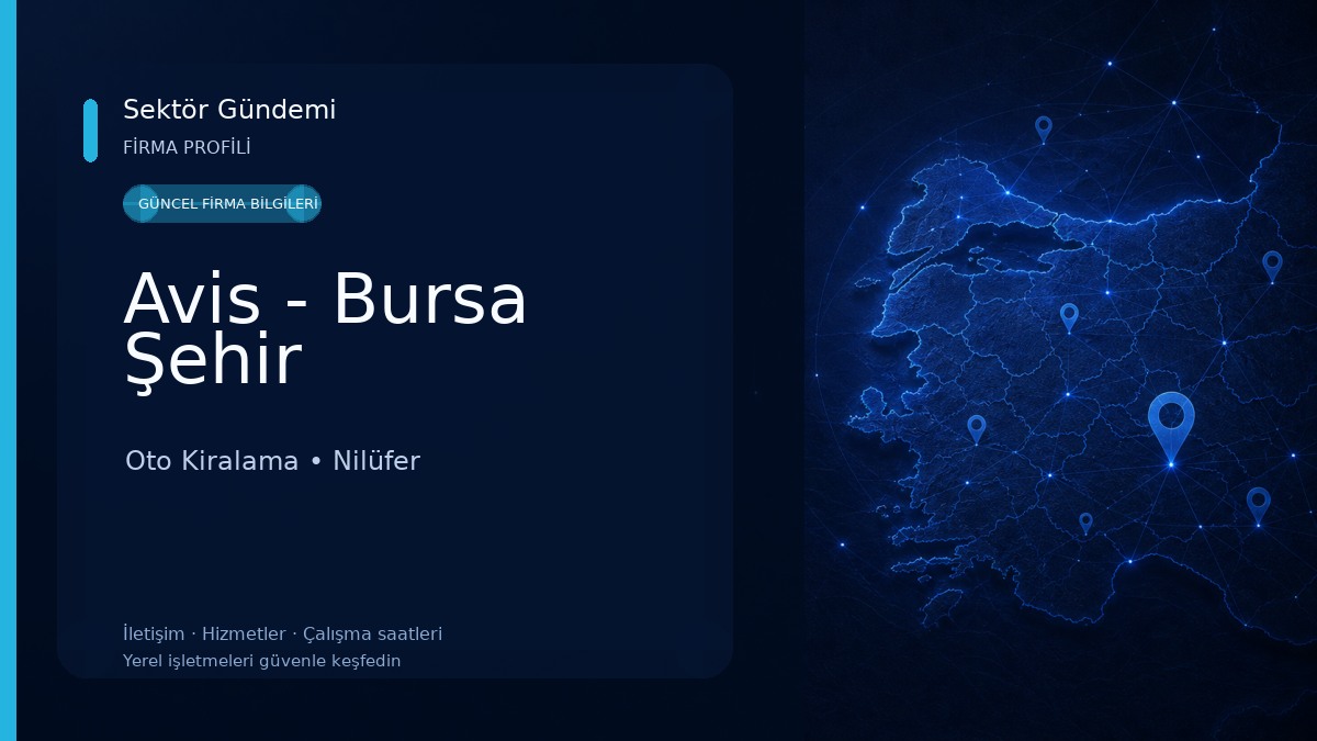 Avis - Bursa Şehir Oto Kiralama