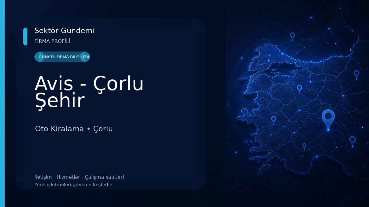 Avis - Çorlu Şehir Oto Kiralama