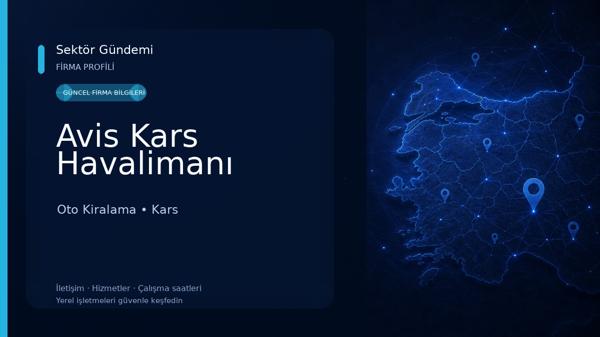 Avis Kars Havalimanı Oto Kiralama