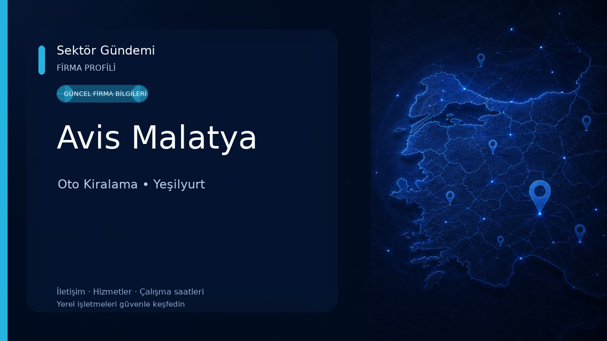 Avis Malatya Oto Kiralama