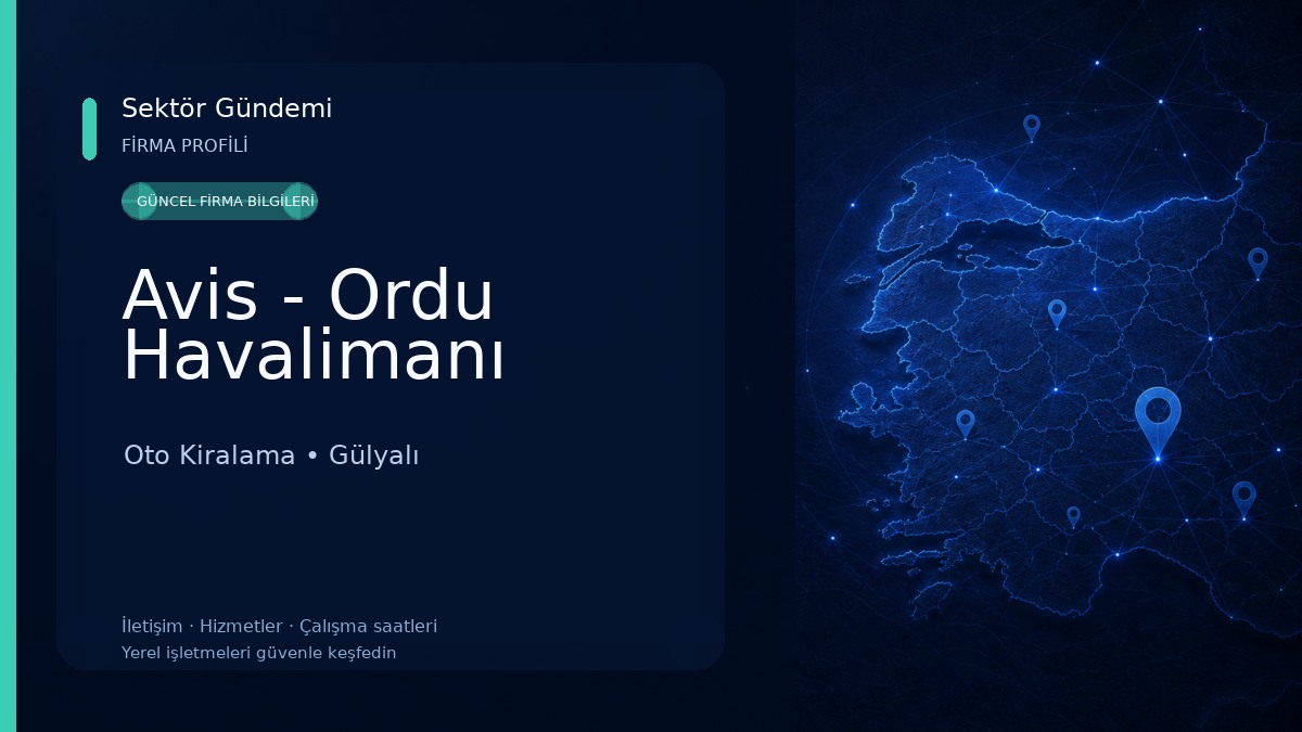 Avis - Ordu Havalimanı Oto Kiralama