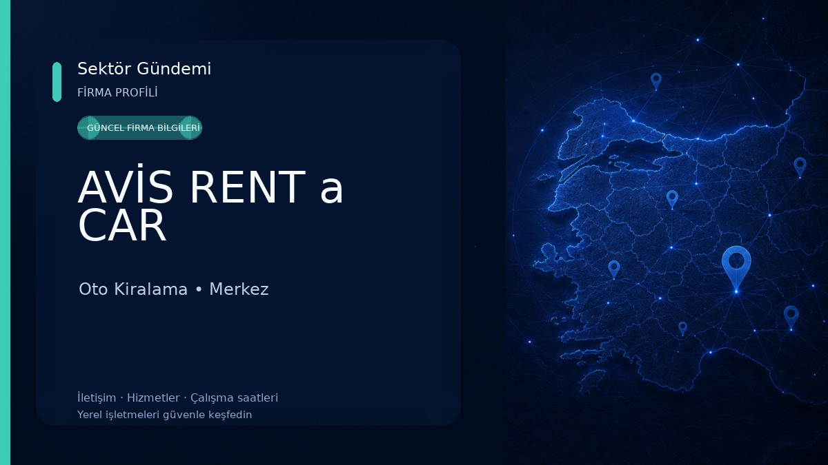 AVİS RENT a CAR Oto Kiralama