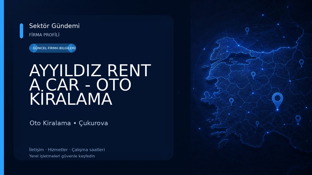 AYYILDIZ RENT A CAR - OTO KİRALAMA ADANA Oto Kiralama