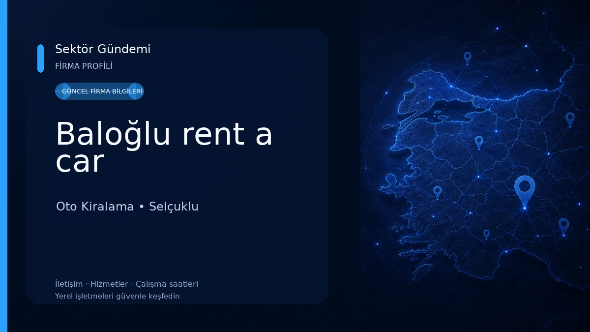 Baloğlu rent a car Oto Kiralama