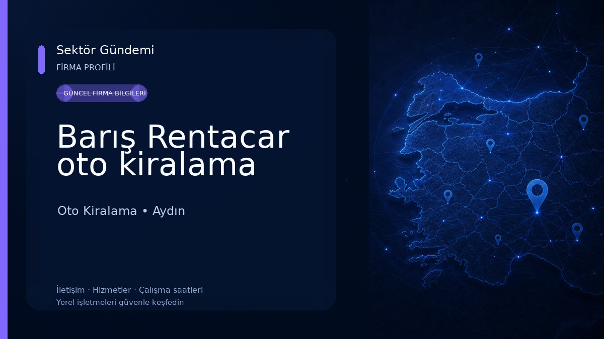 Barış Rentacar oto kiralama