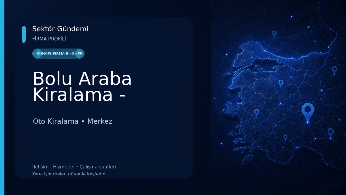 Bolu Araba Kiralama -