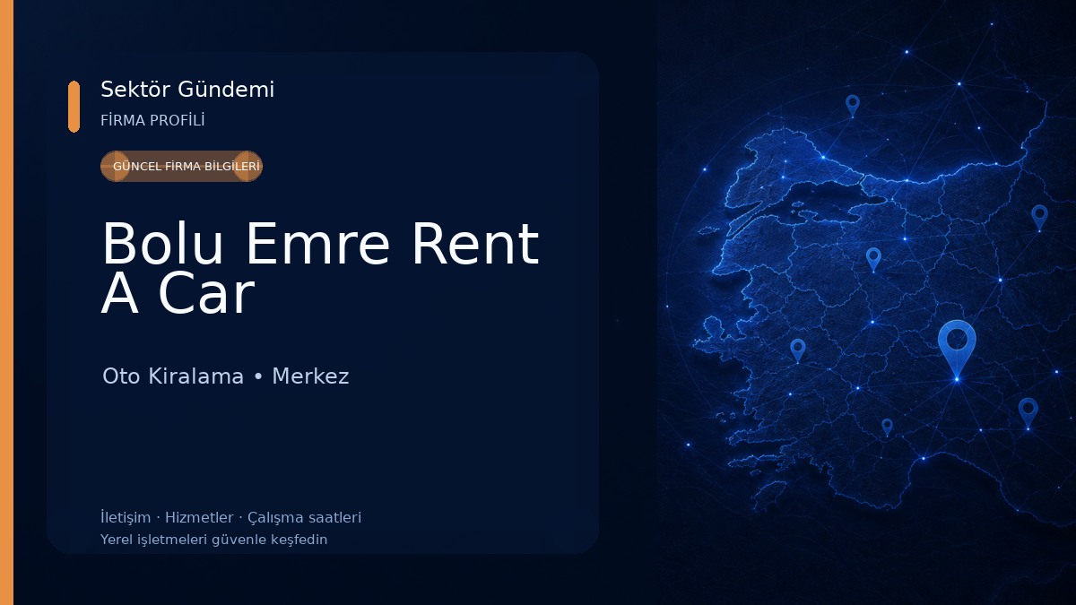 Bolu Emre Rent A Car Oto Kiralama