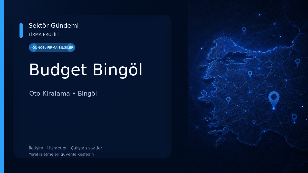 Budget Bingöl Oto Kiralama