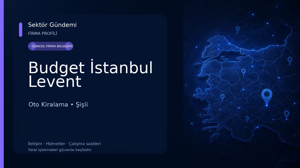 Budget İstanbul Levent Oto Kiralama