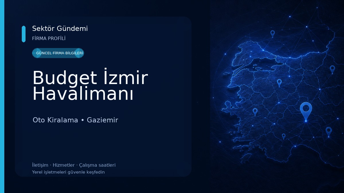 Budget İzmir Havalimanı Oto Kiralama