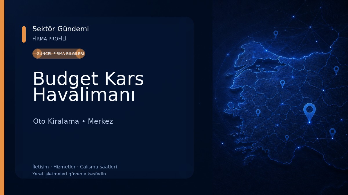 Budget Kars Havalimanı Oto Kiralama