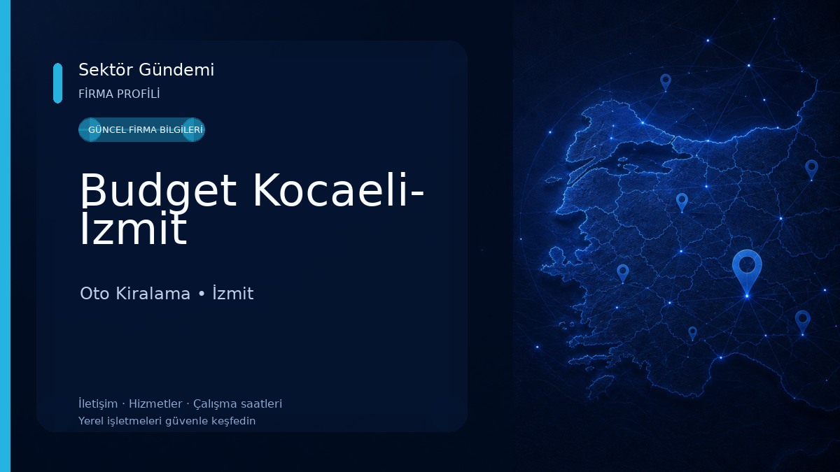 Budget Kocaeli- İzmit Oto Kiralama