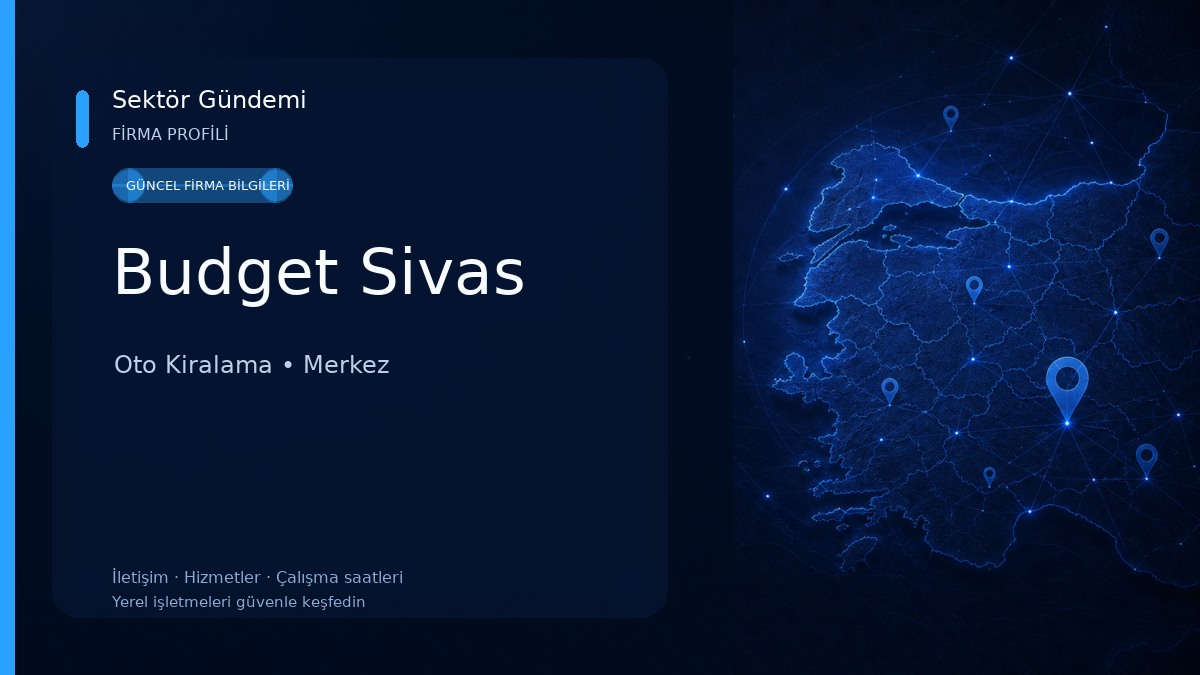 Budget Sivas Oto Kiralama