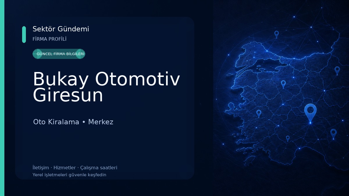 Bukay Otomotiv Giresun Oto Kiralama