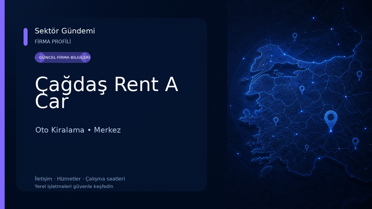 Çağdaş Rent A Car Oto Kiralama