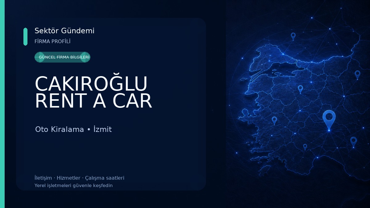 CAKIROĞLU RENT A CAR Oto Kiralama