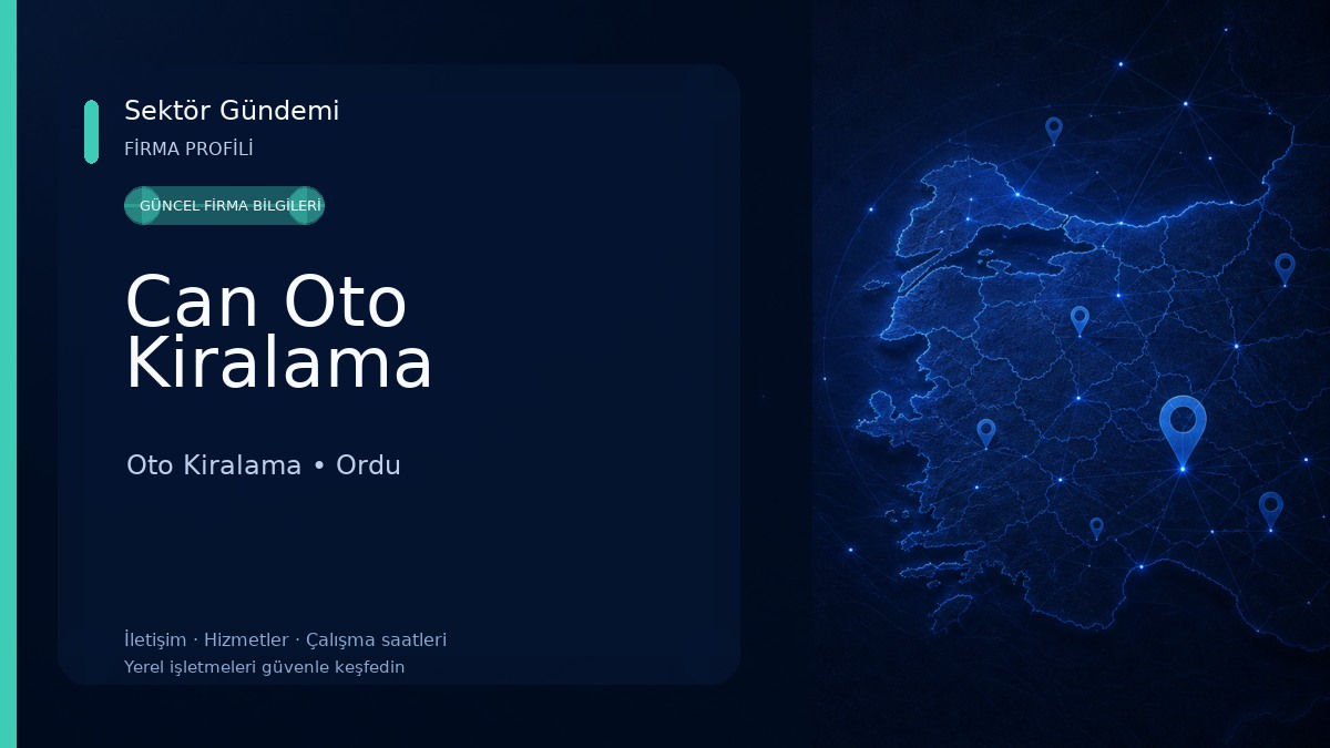 Can Oto Kiralama Oto Kiralama