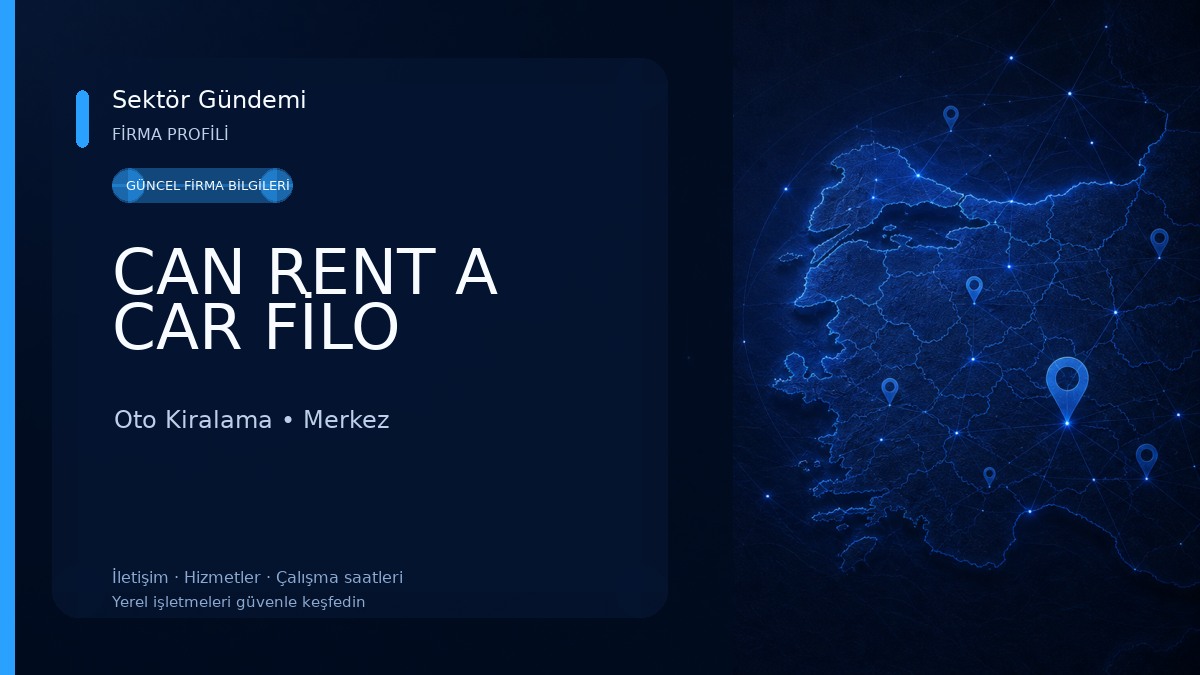 CAN RENT A CAR FİLO Oto Kiralama