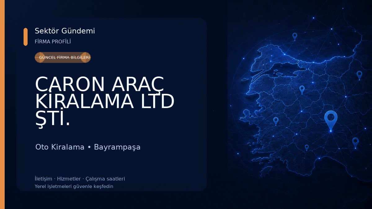 CARON ARAÇ KİRALAMA LTD ŞTİ. Oto Kiralama