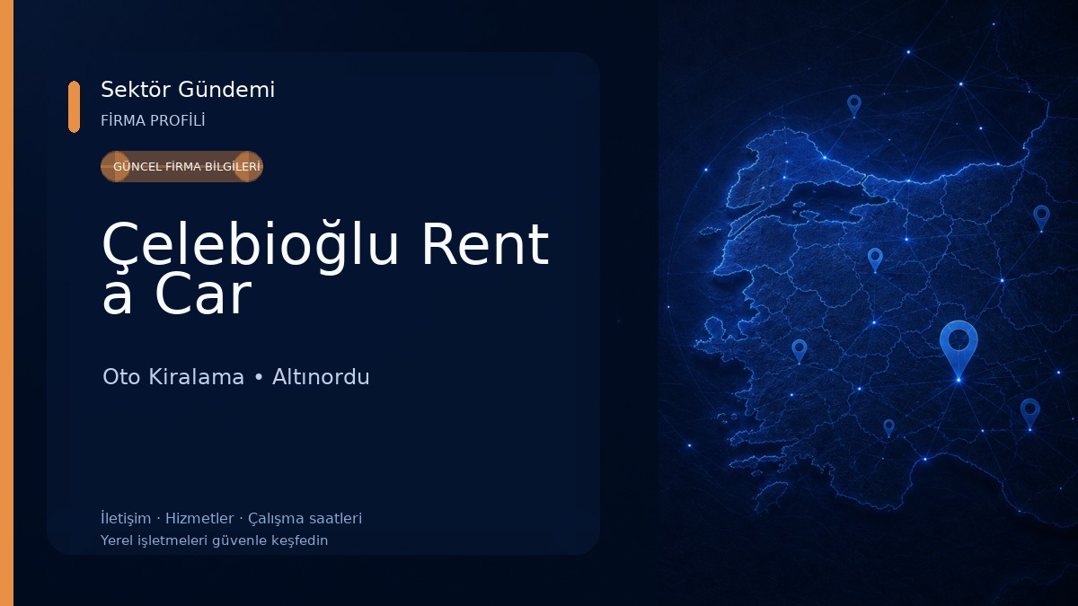 Çelebioğlu Rent a Car Oto Kiralama