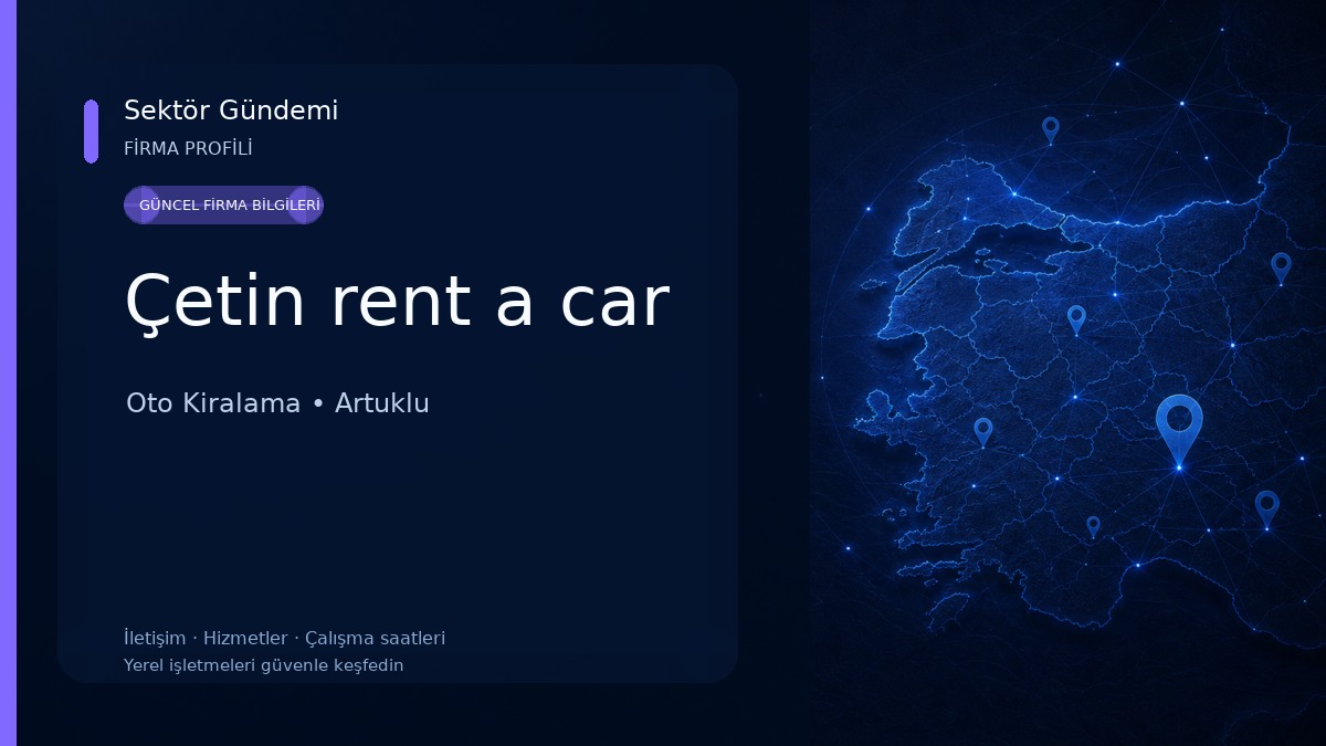 Çetin rent a car Oto Kiralama