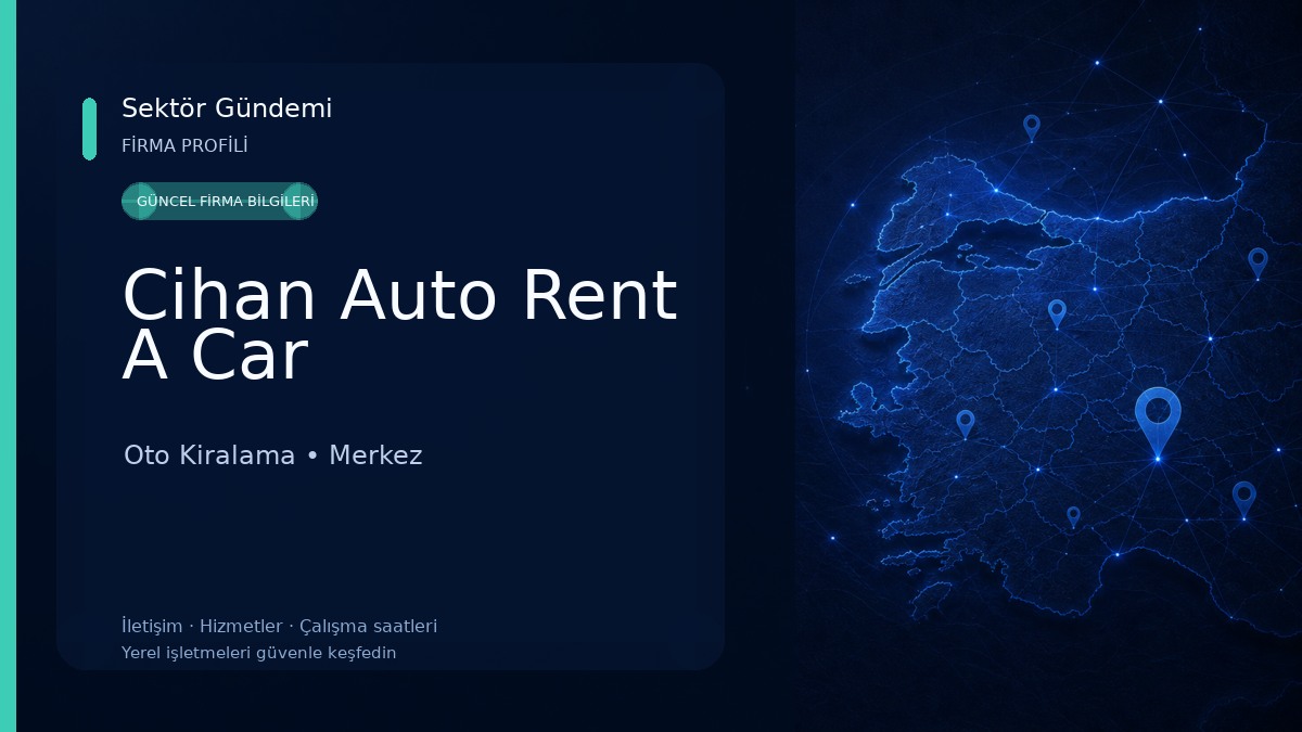 Cihan Auto Rent A Car Oto Kiralama
