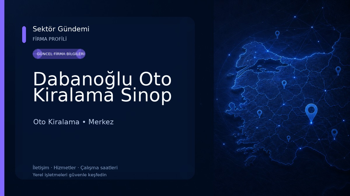 Dabanoğlu Oto Kiralama Sinop