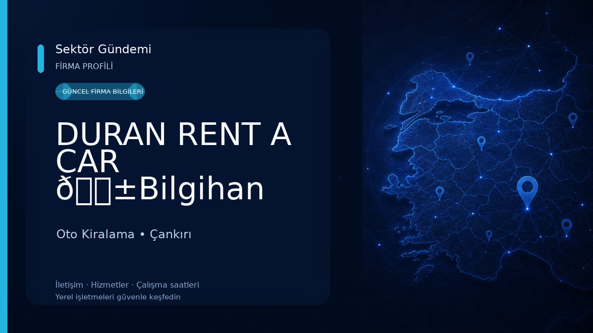 DURAN RENT A CAR 📱Bilgihan Oto Kiralama