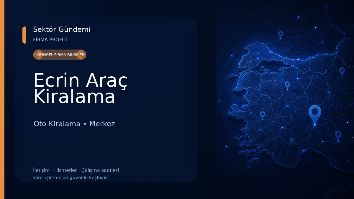 Ecrin Araç Kiralama Oto Kiralama