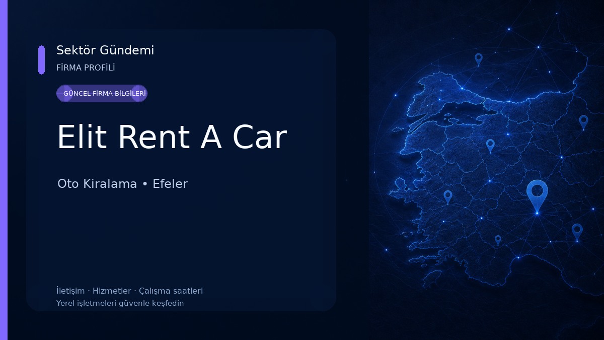 Elit Rent A Car Oto Kiralama