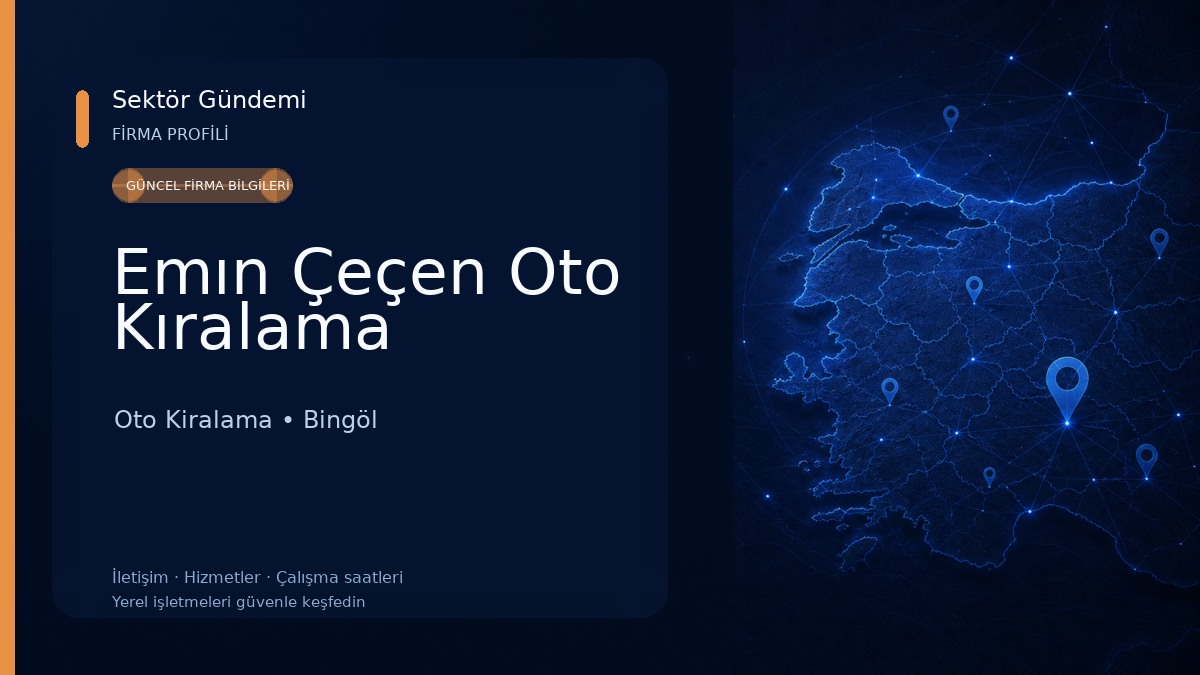 Emın Çeçen Oto Kıralama Oto Kiralama