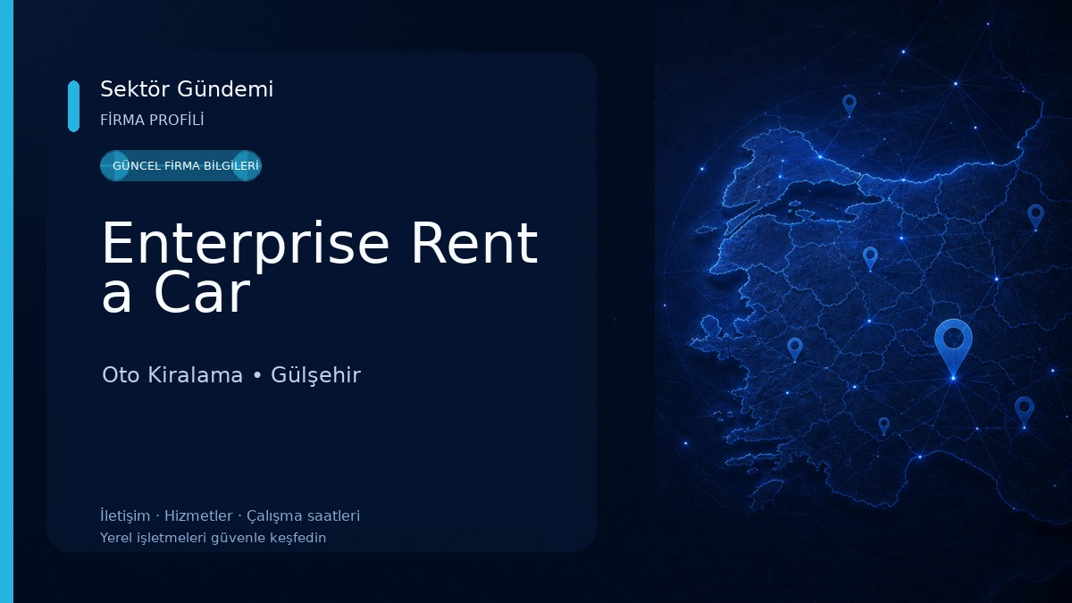 Enterprise Rent a Car Oto Kiralama
