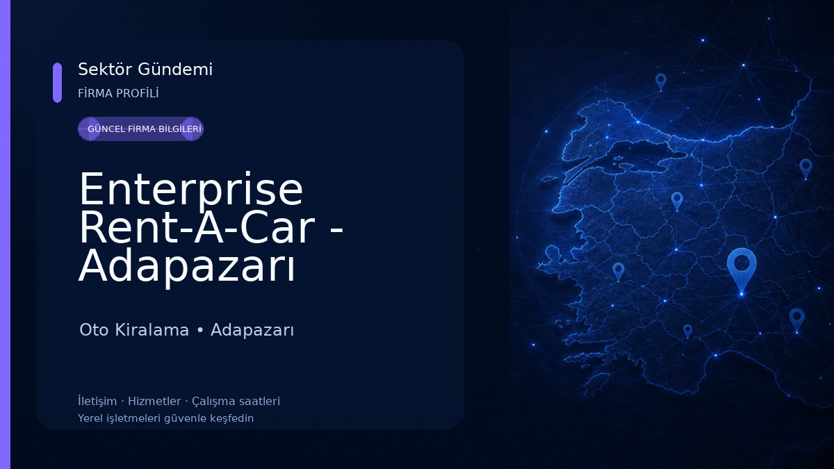 Enterprise Rent-A-Car - Adapazarı Merkez Araç Kiralama