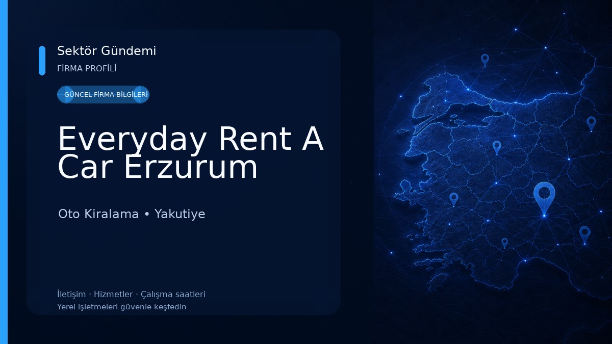 Everyday Rent A Car Erzurum Oto Kiralama