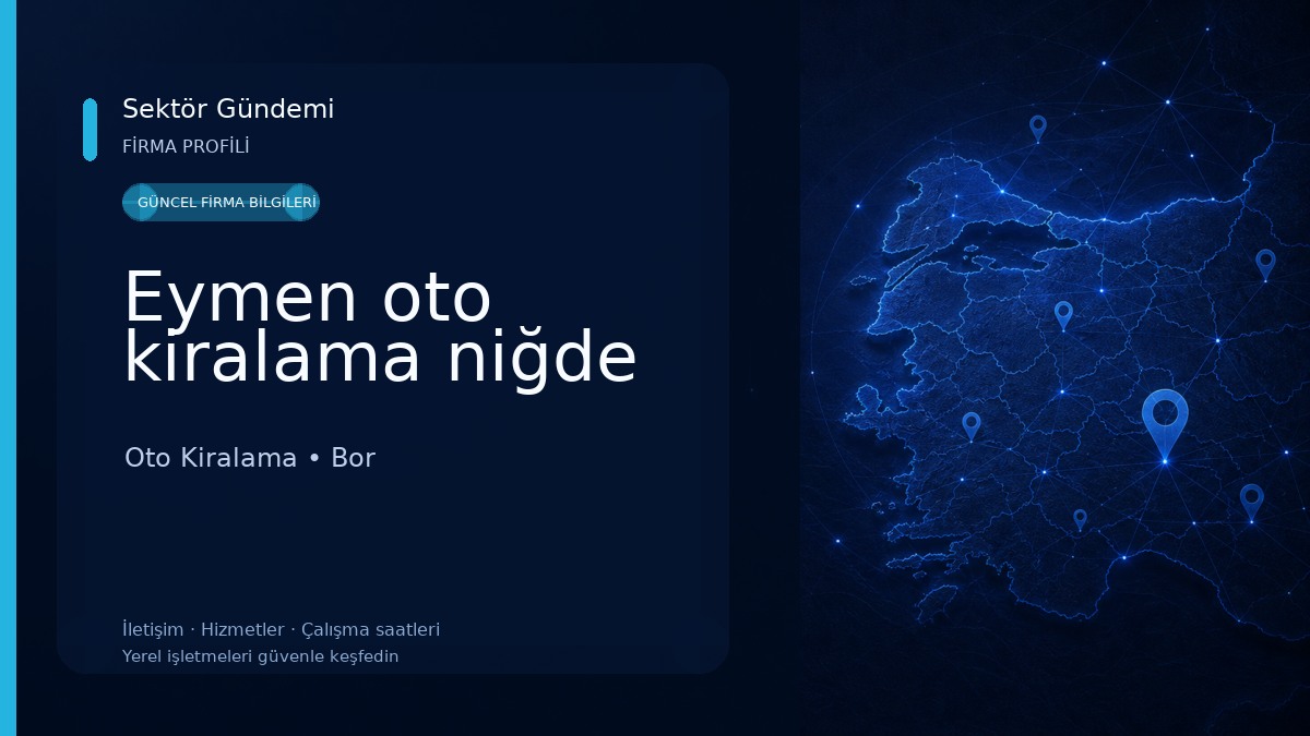 Eymen oto kiralama niğde Oto Kiralama