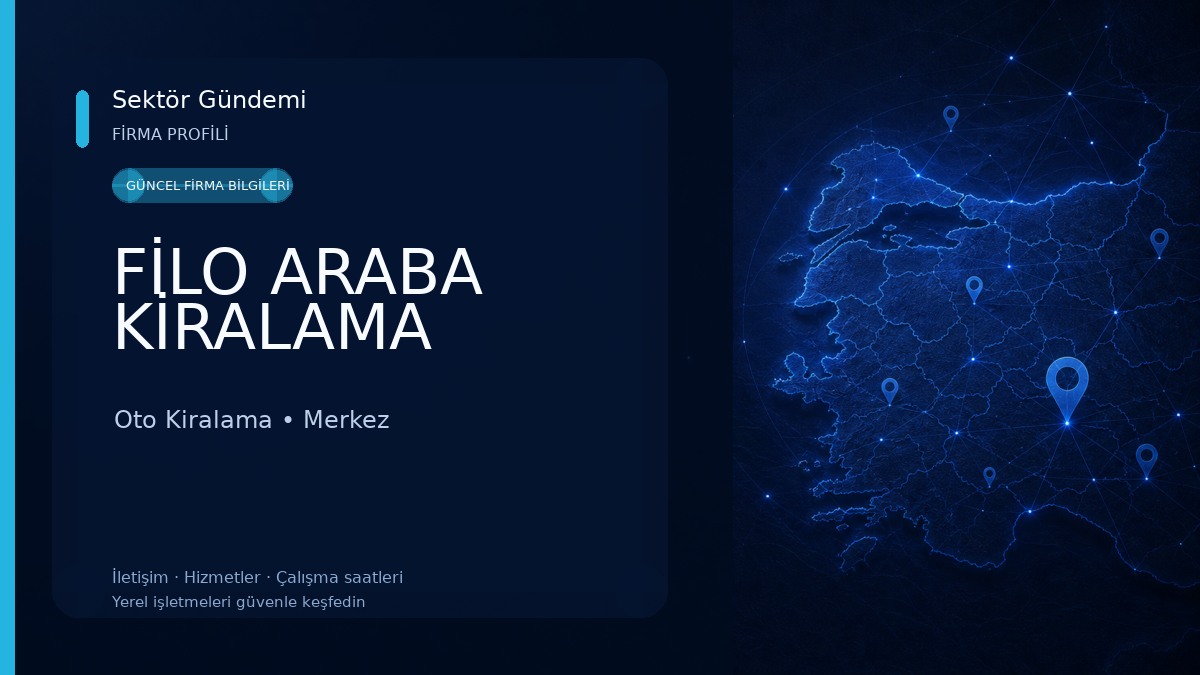 FİLO ARABA KİRALAMA Oto Kiralama