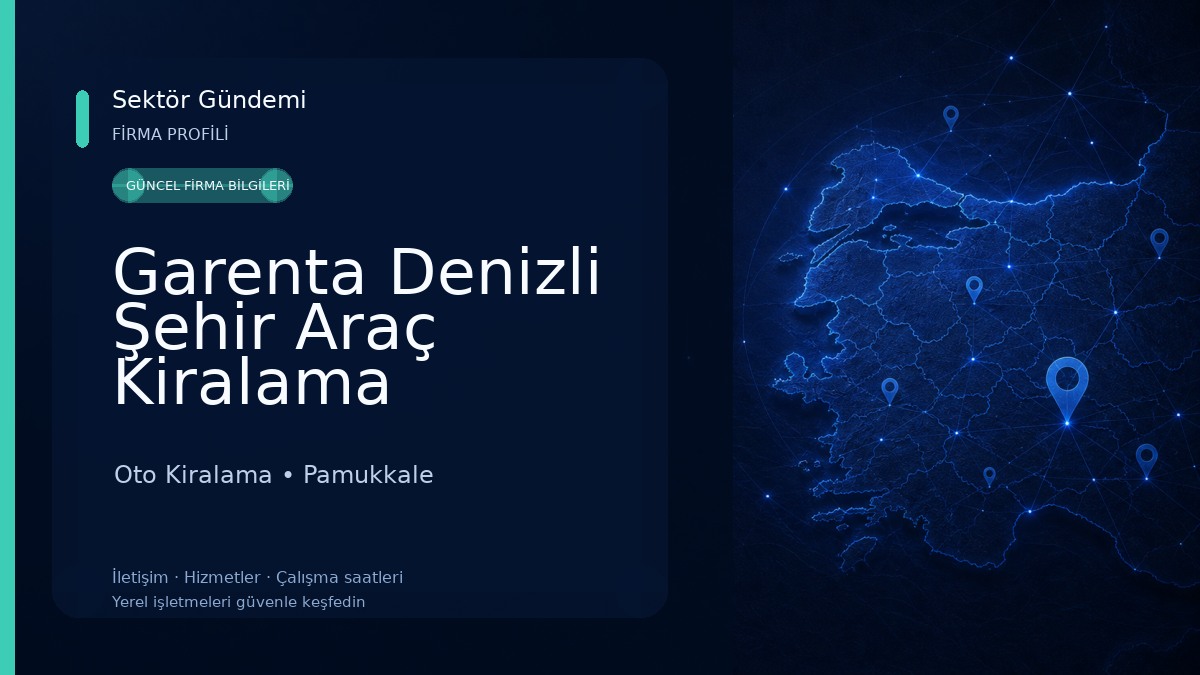 Garenta Denizli Şehir Araç Kiralama Oto Kiralama