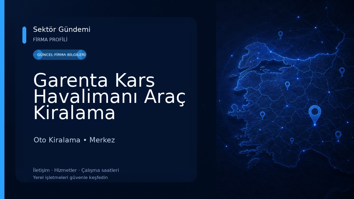 Garenta Kars Havalimanı Araç Kiralama