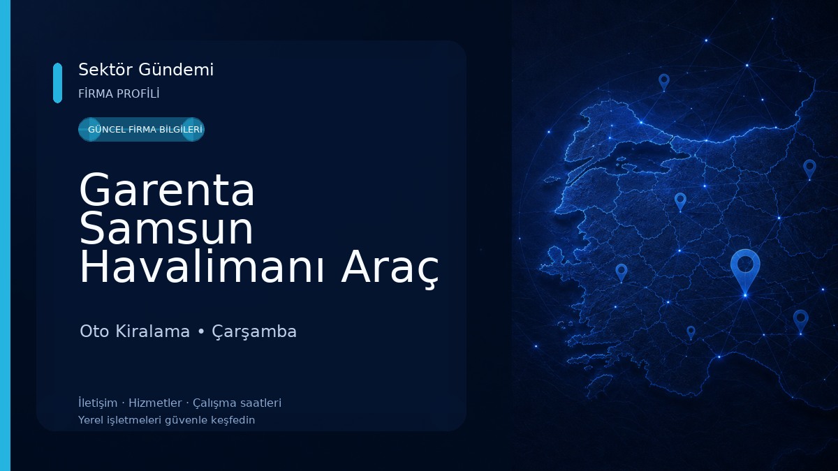 Garenta Samsun Havalimanı Araç Kiralama Oto Kiralama