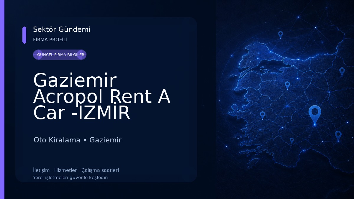Gaziemir Acropol Rent A Car -İZMİR Havalimanı Araç Kiralama GAZİEMİR RENT A CAR 7/24 ARAÇ KİRALAMA Oto Kiralama