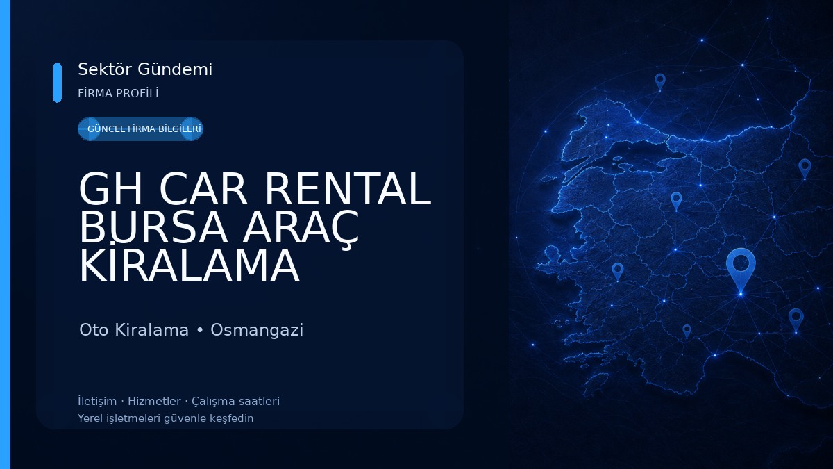 GH CAR RENTAL BURSA ARAÇ KİRALAMA Oto Kiralama