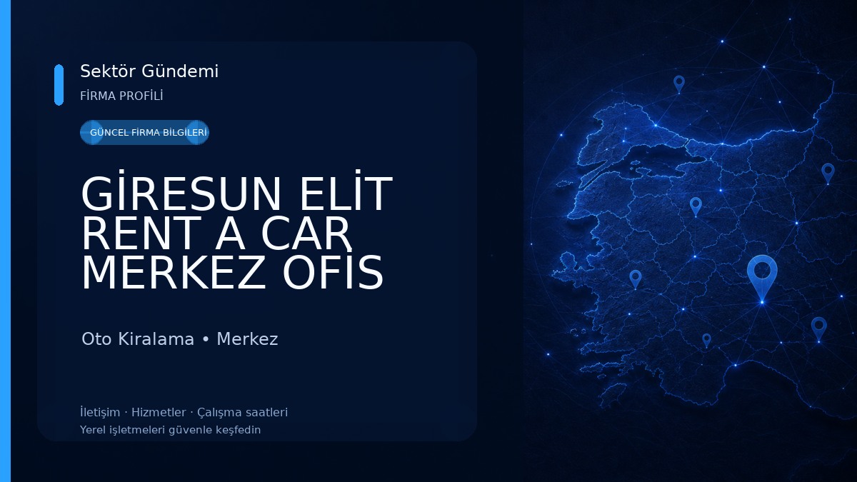 GİRESUN ELİT RENT A CAR MERKEZ OFİS Oto Kiralama