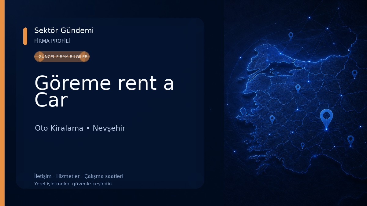 Göreme rent a Car Oto Kiralama