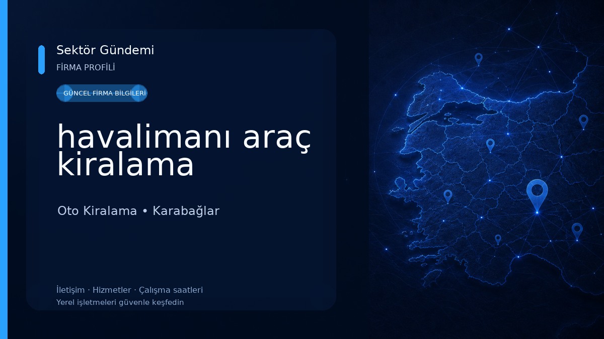 havalimanı araç kiralama Oto Kiralama