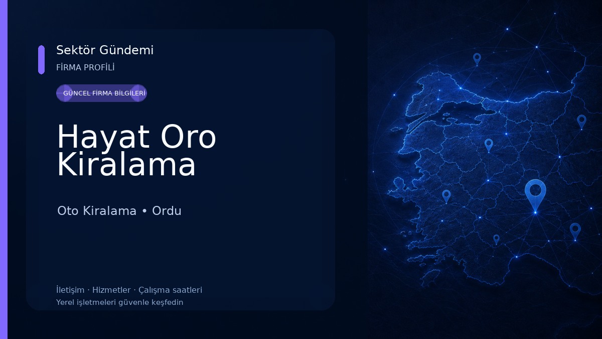 Hayat Oro Kiralama Oto Kiralama